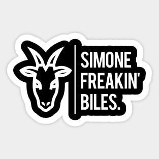 Simone Biles Is The GOAT. Sticker